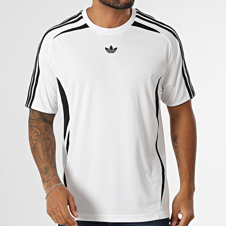 Adidas Originals - Tee Shirt A Bandes Teamgeist JP1113 Blanc