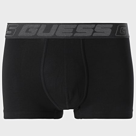 Guess - Lot De 3 Boxers U5RG15-K6YW1 Noir Vert Clair