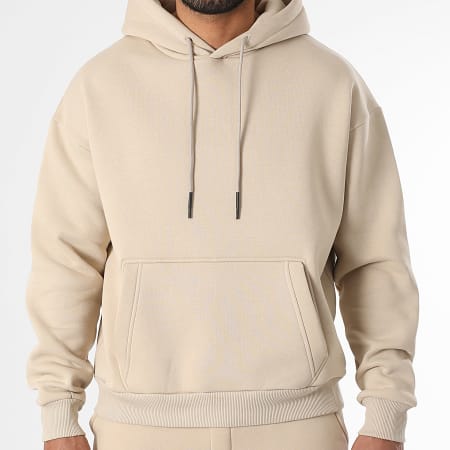 LBO - Ensemble Sweat Capuche Et Pantalon Jogging 3720 Beige