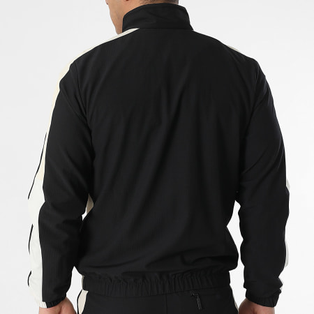 Sergio Tacchini - Alata Stripe Track Suit 41055 Black Beige - Ryses
