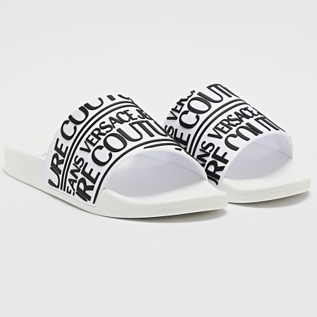 Versace Jeans Couture - Claquettes Fondo Slide 78YA3SQ1-71352 Blanc