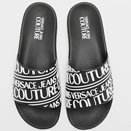 Versace Jeans Couture - Sandalias Fondo Slide 78YA3SQ1-71352 Negro