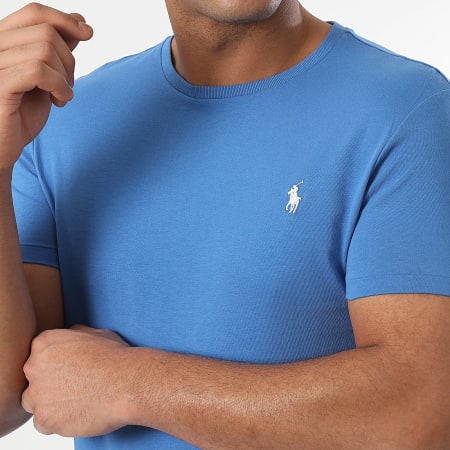 Crew Neck T Shirt Ralph Lauren Azzurra Tee Shirt Original Player