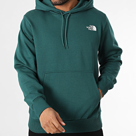 The North Face - Sweat Capuche Simple Dome A89FC Vert Bouteille