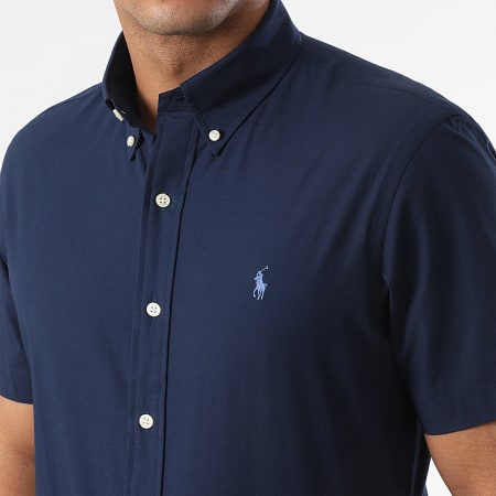 Polo Ralph Lauren Chemise Manches Courtes Original Player Bleu