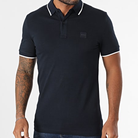 BOSS - Polo de manga corta Passertip 50507699 Azul Marino