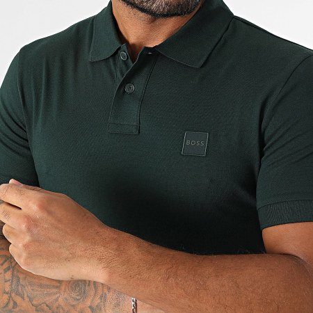 BOSS - Polo de manga corta Slim Passenger 50507803 Verde oscuro