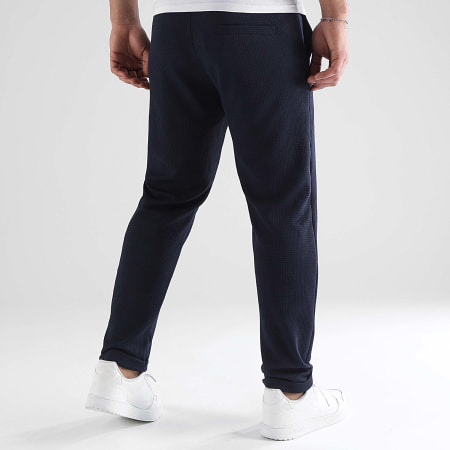 LBO - Pantalon Jogging Waffle 1754 Bleu Marine