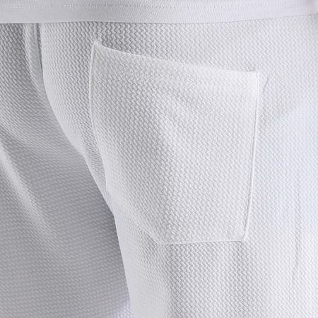 Classic Series - Waffle Large Jogging Pants 1307 White