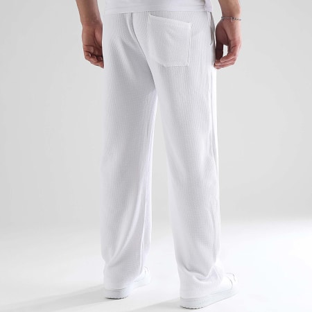 Classic Series - Waffle Large Jogging Pants 1307 White