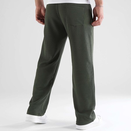 LBO - Pantalon Jogging Waffle Large 1368 Vert Kaki