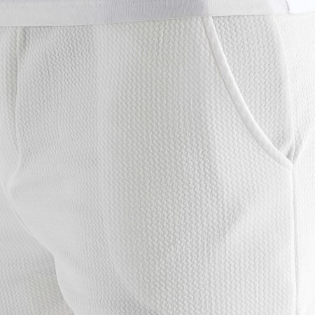 LBO - Short Jogging Texturé Relaxed Waffle 1491 Blanc