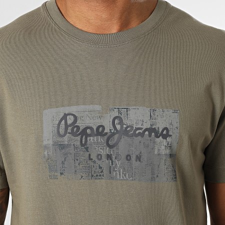 Pepe Jeans - Tee Shirt Dalter PM509780 Vert Kaki