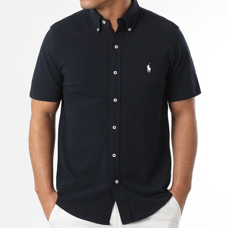 Polo Ralph Lauren Chemise Manches Courtes Original Player Bleu