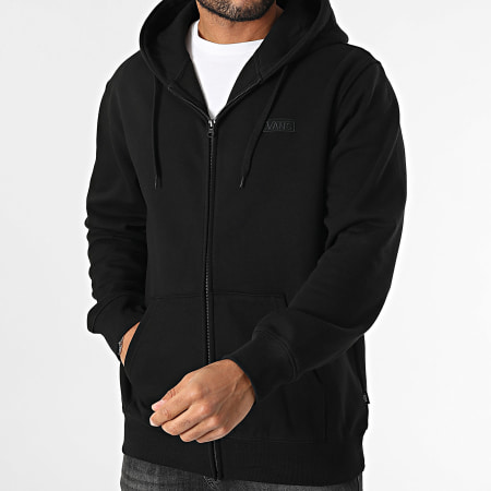 Vans - Core Basic Sudadera con capucha y cremallera 00HPD Negro