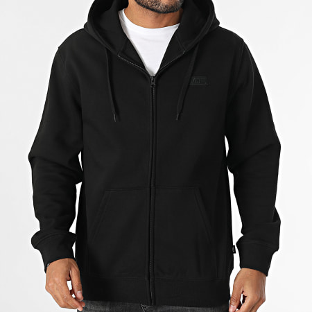Vans - Core Basic Sudadera con capucha y cremallera 00HPD Negro