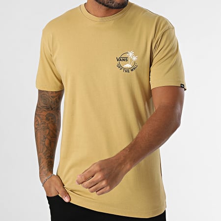 Vans - Tee Shirt Classic Mini Dual Palm A7SMY Amarillo Mostaza