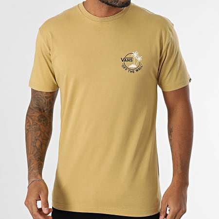 Vans - Tee Shirt Classic Mini Dual Palm A7SMY Amarillo Mostaza