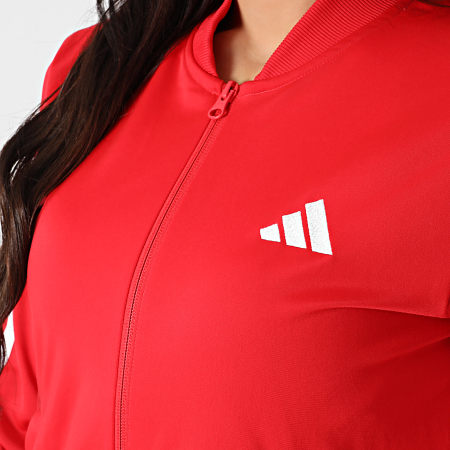Adidas Sportswear - Ensemble De Survetement A Bandes Femme 3 Stripes JD2684 Rouge