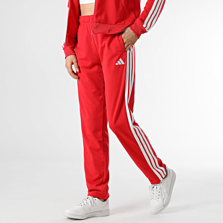 Adidas Sportswear - Ensemble De Survetement A Bandes Femme 3 Stripes JD2684 Rouge