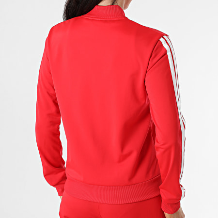 Adidas Sportswear - Ensemble De Survetement A Bandes Femme 3 Stripes JD2684 Rouge