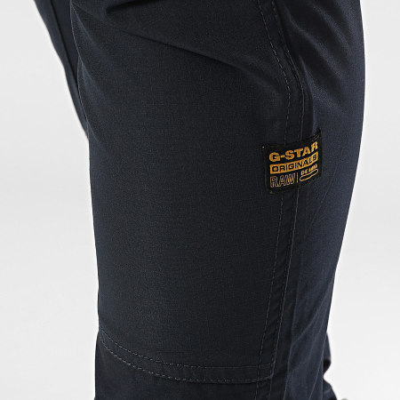 G-Star - Pantalon Cargo Regular 3D Tapered 3.0 D25185-C973 Bleu Marine