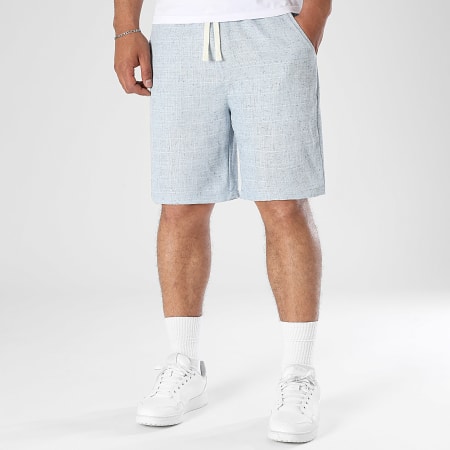 LBO - Short Texturé 1769 Bleu Clair