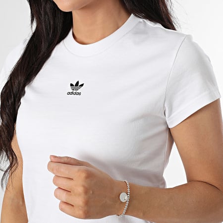 Adidas Originals - Tee Shirt Essential Slim Femme JC8973 Blanc