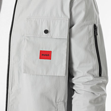 HUGO - Veste Zippée Emmond 50482701 Gris Clair