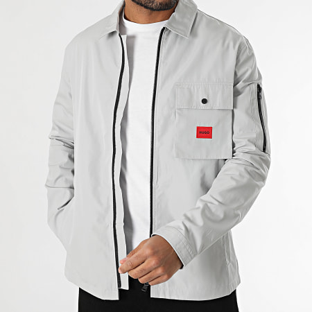 HUGO - Veste Zippée Emmond 50482701 Gris Clair