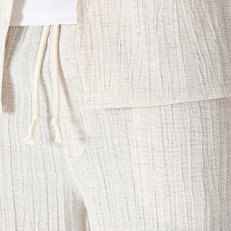 LBO - Short Texturé 0366 Beige Chiné