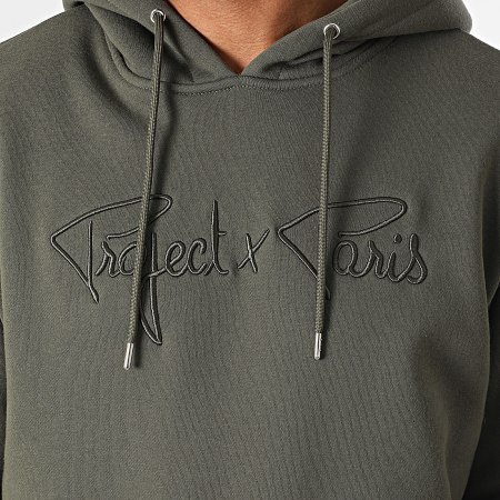 Project X Paris - Sweat Capuche 1920010 Vert Kaki