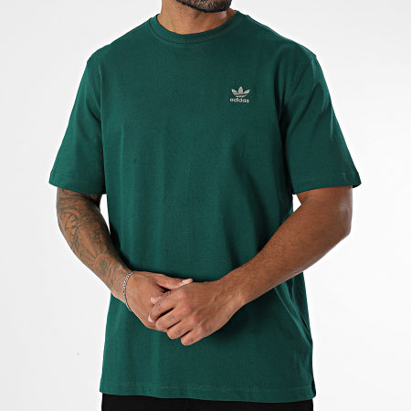 Adidas Originals - Tee Shirt Oversize Trefoil JN7013 Vert
