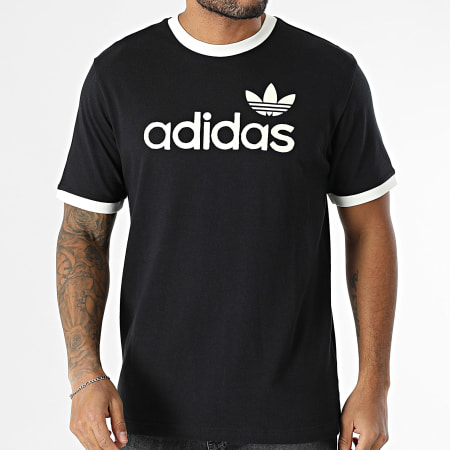 Adidas Originals - Tee Shirt Simple JC8372 Noir Beige