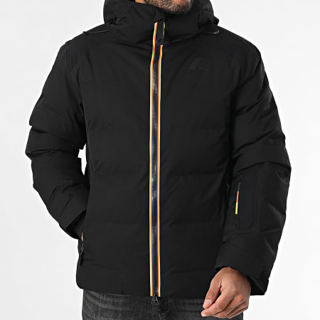 K-Way - Meribel Parka con capucha K6122UW Negro