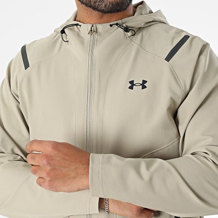 Under Armour - Unstoppable Hooded Zip Jacket 1389354 Beige - Ryses