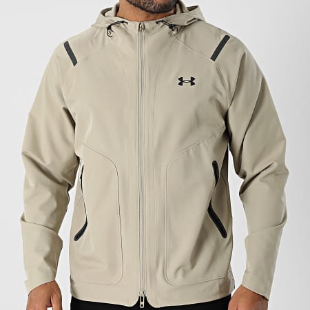 Under Armour - Unstoppable Hooded Zip Jacket 1389354 Beige - Ryses