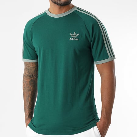 Adidas Originals - Tee Shirt A Bandes 3 Stripes JN7017 Vert