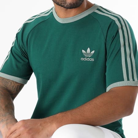 Adidas Originals - Tee Shirt A Bandes 3 Stripes JN7017 Vert