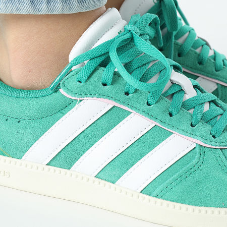 Adidas Sportswear - Baskets Femme Breaknet Sleek JH6896 Court Green Footwear White Clear Pink