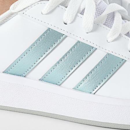 Adidas Sportswear - Baskets Femme Grand Court Base 2.0 JH9384 Cloud White Magic Grey Metallic Grey Two