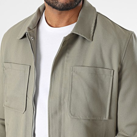 Frilivin - Ensemble Veste Zippée Et Pantalon Jogging Vert Kaki