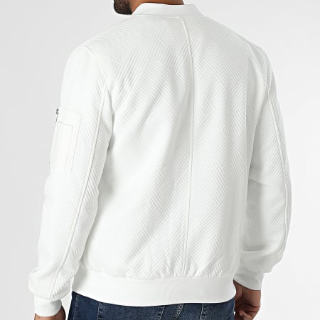 Frilivin - Chaqueta blanca con cremallera