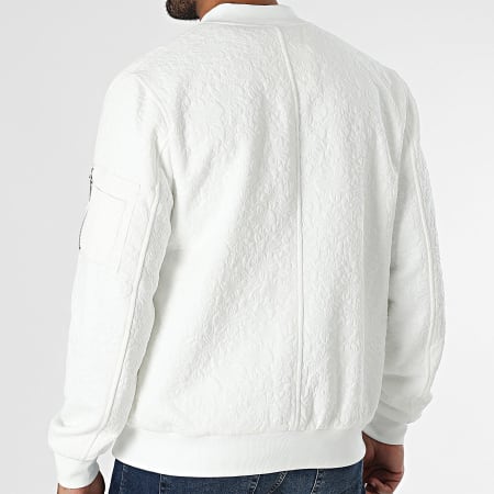 Frilivin - Chaqueta blanca con cremallera