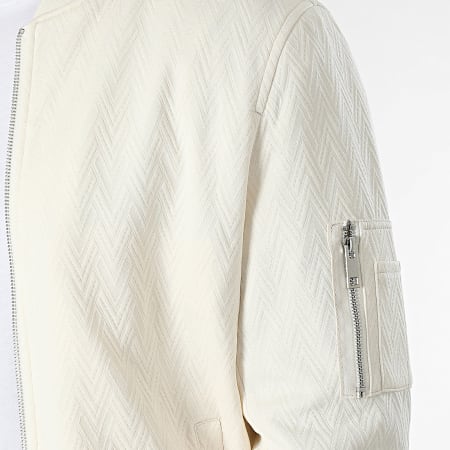 Frilivin - Chaqueta con cremallera en crudo