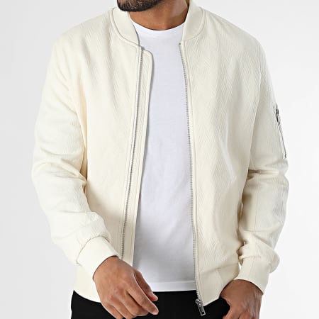 Frilivin - Chaqueta con cremallera en crudo