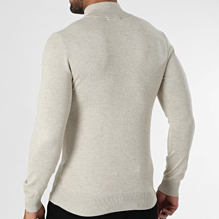Frilivin - Chaqueta beige con cremallera