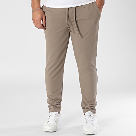 Frilivin - Pantalon Jogging Beige Foncé