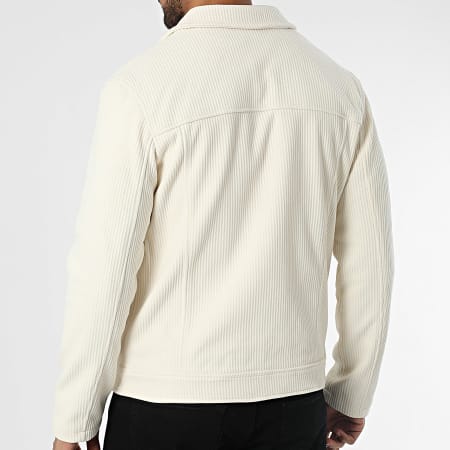 Frilivin - Chaqueta beige con cremallera