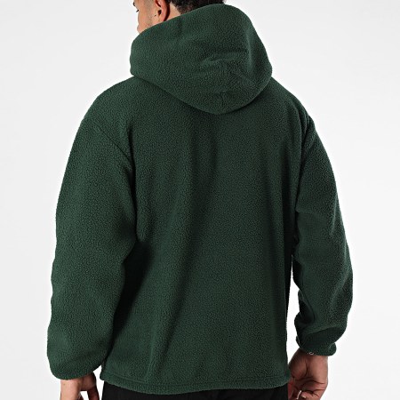 Levi's - A8611 Sudadera con capucha y cremallera Verde Oscuro